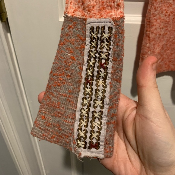 Free People We The Free Freckles Thermal Sweater- Pink - Picture 7 of 13